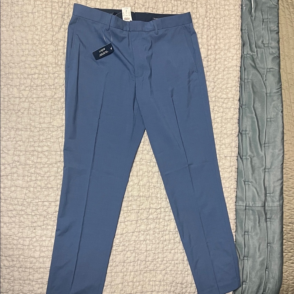 J. Crew Men's Slate Blue Dress Pants- waist 34 length 32